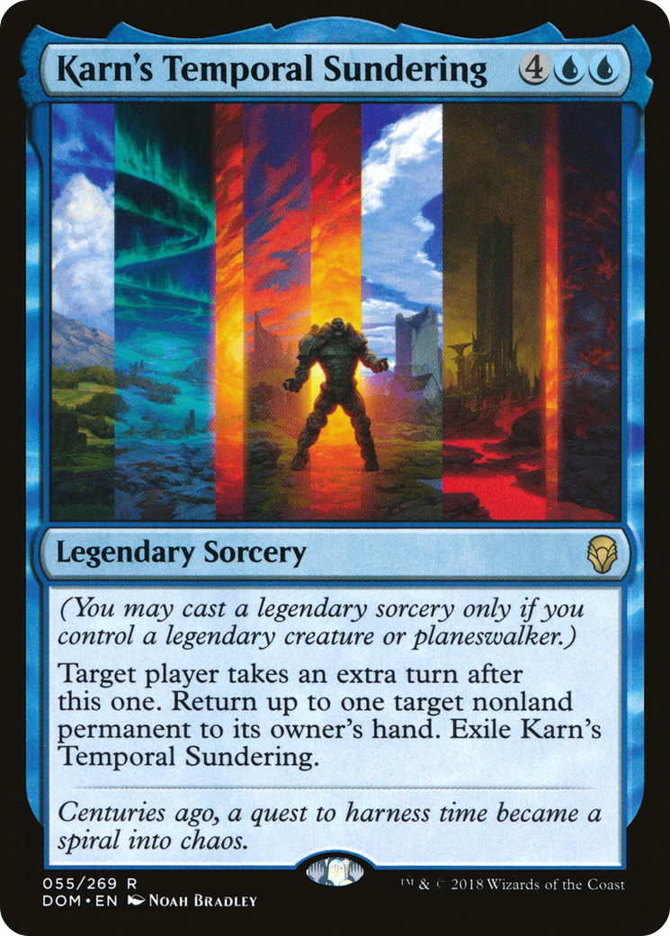 Karn's Temporal Sundering (DOM-055) - Dominaria - Premium MTG Single from Wizards of the Coast - Just $1.22! Shop now at Game Crave Tournament Store