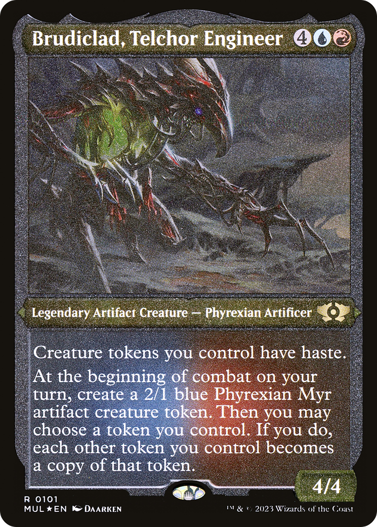 Brudiclad, Telchor Engineer (MUL-101) - Multiverse Legends Etched Foil - Premium MTG Single from Wizards of the Coast - Just $1.88! Shop now at Game Crave Tournament Store