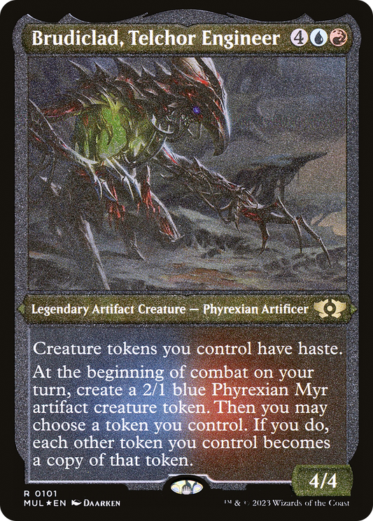 Brudiclad, Telchor Engineer (MUL-101) - Multiverse Legends Etched Foil - Premium MTG Single from Wizards of the Coast - Just $1.88! Shop now at Game Crave Tournament Store