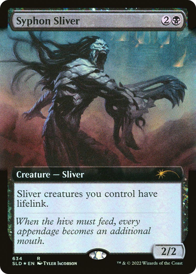 Syphon Sliver (SLD-634) - Secret Lair Drop: (Extended Art) Foil - Premium MTG Single from Wizards of the Coast - Just $2.03! Shop now at Game Crave Tournament Store