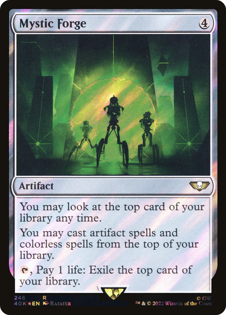 Mystic Forge (40K-246★) - Warhammer 40,000 Commander Foil - Premium MTG Single from Wizards of the Coast - Just $1.12! Shop now at Game Crave Tournament Store