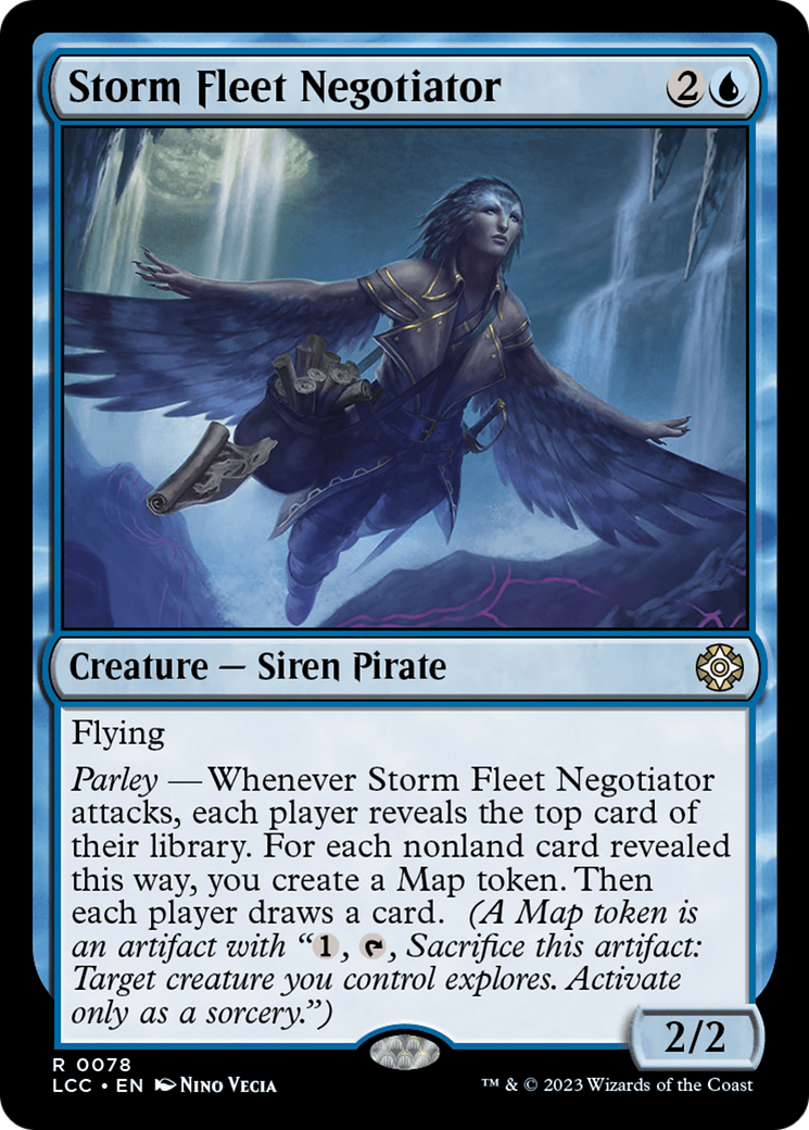 Storm Fleet Negotiator (LCC-078) - The Lost Caverns of Ixalan Commander - Premium MTG Single from Wizards of the Coast - Just $0.08! Shop now at Game Crave Tournament Store