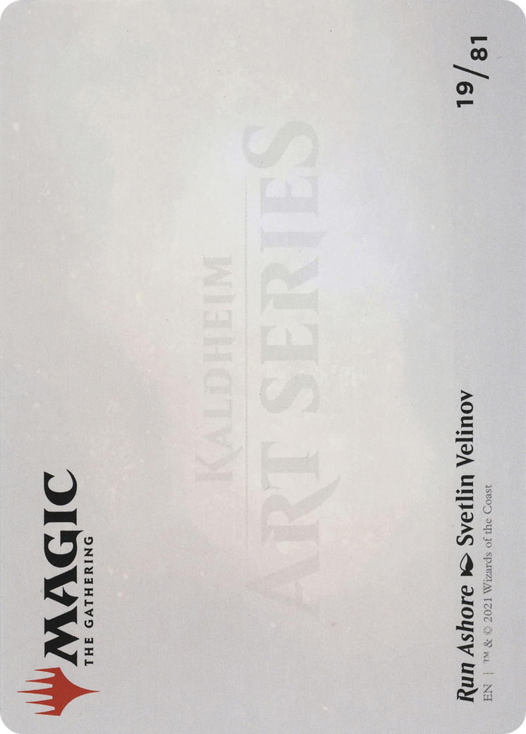 Run Ashore // Run Ashore (AKHM-019) - Kaldheim Art Series (Borderless) - Premium MTG Single from Wizards of the Coast - Just $0! Shop now at Game Crave Tournament Store