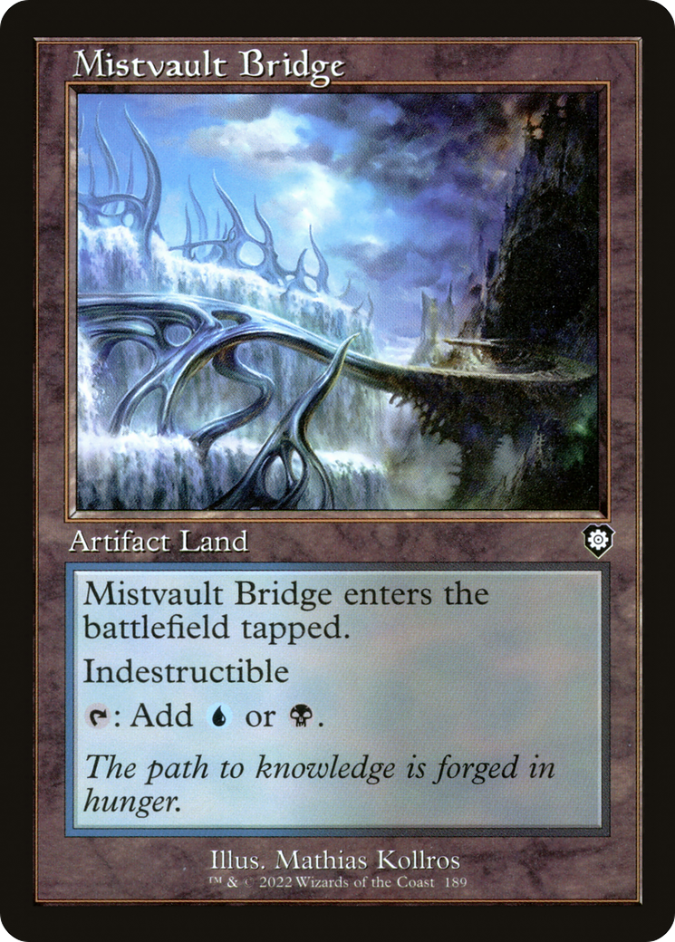 Mistvault Bridge (BRC-189) - The Brothers' War Commander - Premium MTG Single from Wizards of the Coast - Just $0.10! Shop now at Game Crave Tournament Store