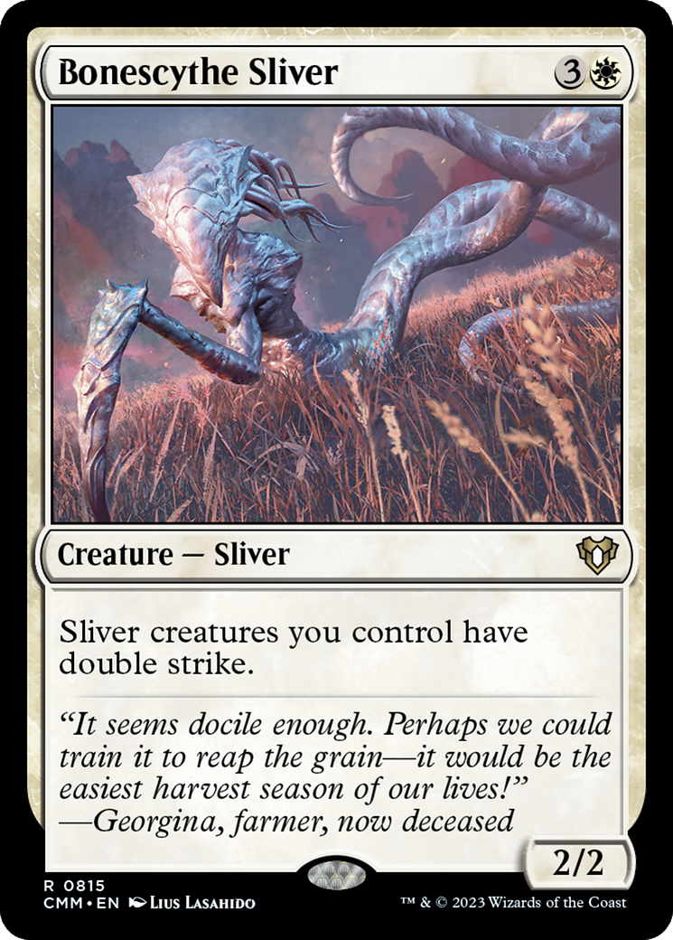 Bonescythe Sliver (CMM-815) - Commander Masters - Premium MTG Single from Wizards of the Coast - Just $2.39! Shop now at Game Crave Tournament Store