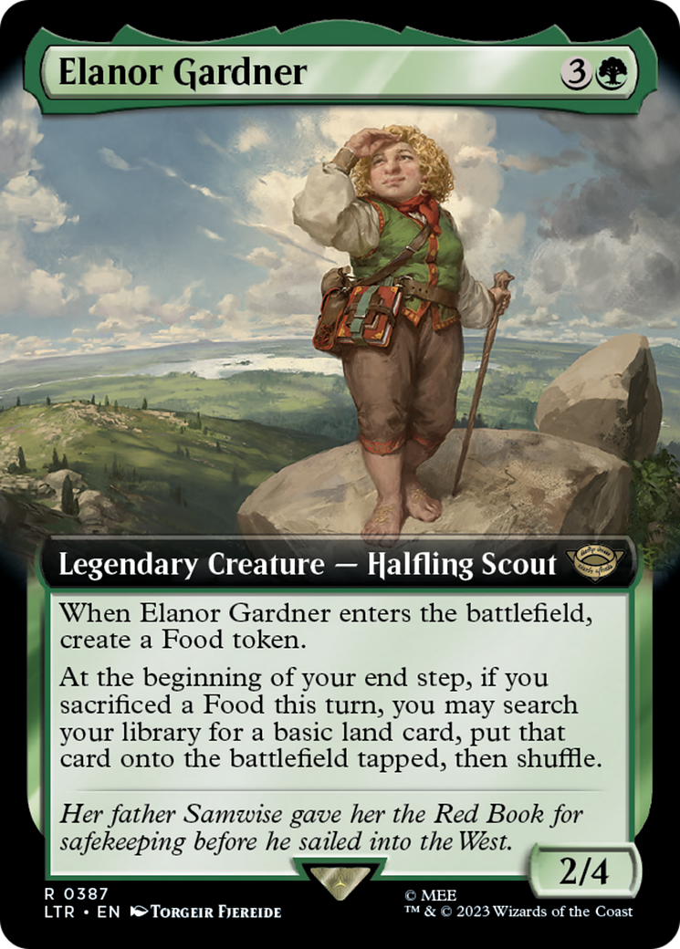 Elanor Gardner (LTR-387) - The Lord of the Rings: Tales of Middle-earth: (Extended Art) - Premium MTG Single from Wizards of the Coast - Just $1.42! Shop now at Game Crave Tournament Store