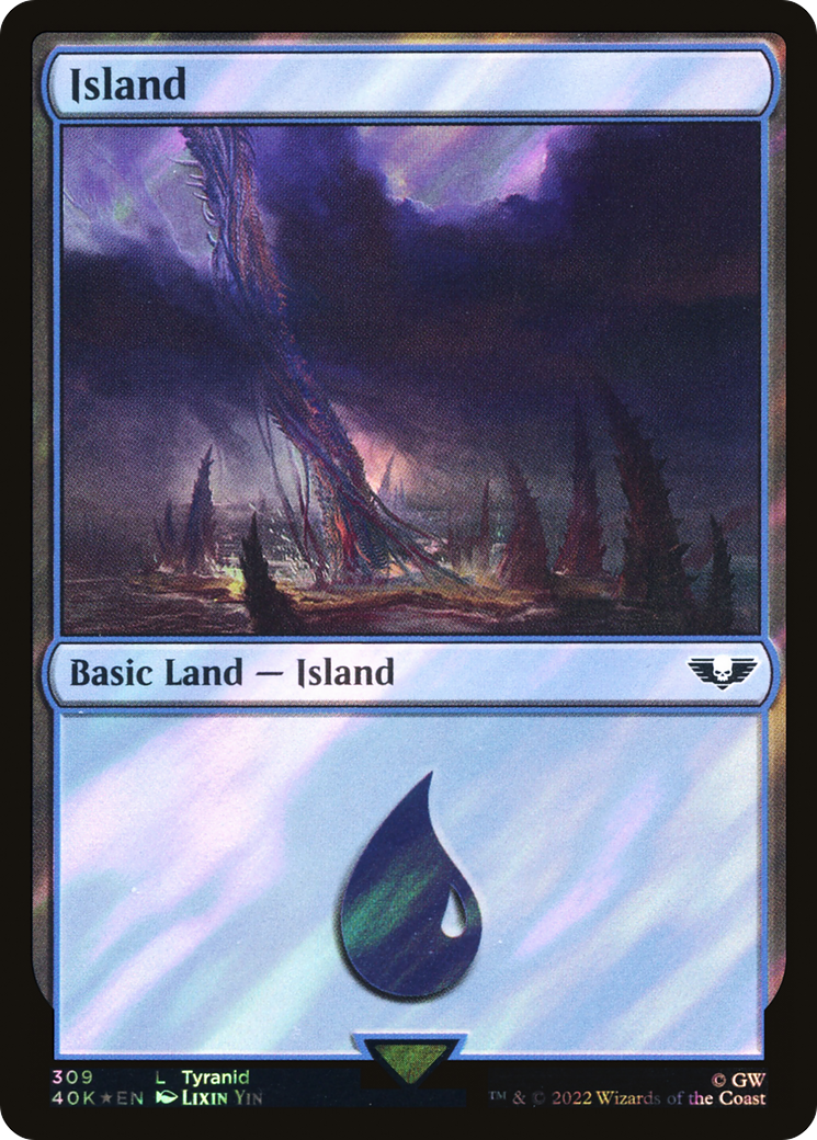 Island (40K-309★) - Warhammer 40,000 Commander Foil - Premium MTG Single from Wizards of the Coast - Just $0.26! Shop now at Game Crave Tournament Store