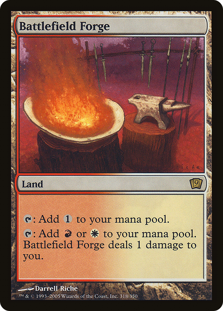Battlefield Forge (9ED-318★) - Ninth Edition Foil - Premium MTG Single from Wizards of the Coast - Just $16.79! Shop now at Game Crave Tournament Store