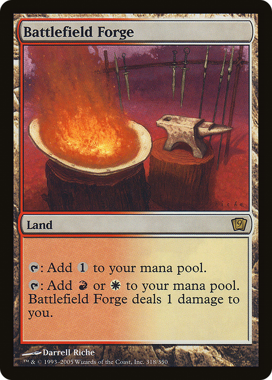 Battlefield Forge (9ED-318★) - Ninth Edition Foil - Premium MTG Single from Wizards of the Coast - Just $16.79! Shop now at Game Crave Tournament Store