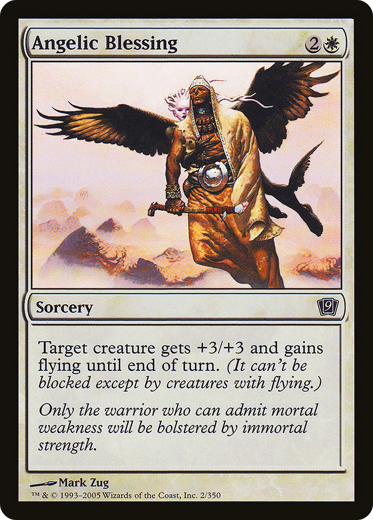 Angelic Blessing (9ED-02★) - Ninth Edition Foil - Premium MTG Single from Wizards of the Coast - Just $0.12! Shop now at Game Crave Tournament Store