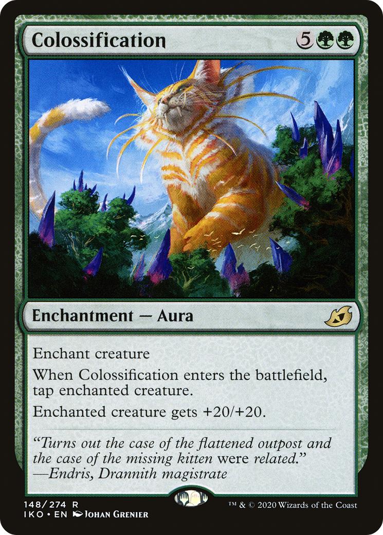 Colossification (IKO-148) - Ikoria: Lair of Behemoths - Premium MTG Single from Wizards of the Coast - Just $0.27! Shop now at Game Crave Tournament Store