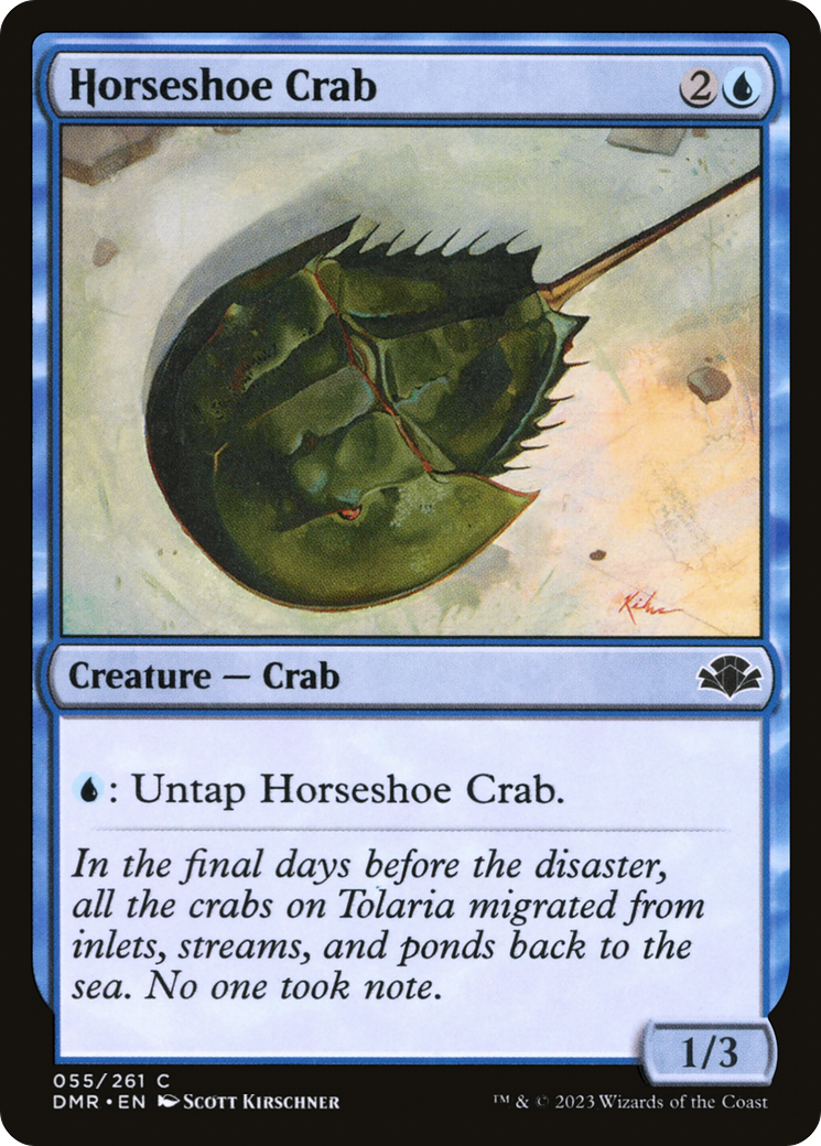 Horseshoe Crab (DMR-055) - Dominaria Remastered - Premium MTG Single from Wizards of the Coast - Just $0.08! Shop now at Game Crave Tournament Store
