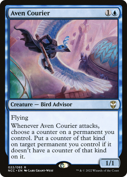 Aven Courier (NCC-022) - New Capenna Commander - Premium MTG Single from Wizards of the Coast - Just $0.40! Shop now at Game Crave Tournament Store