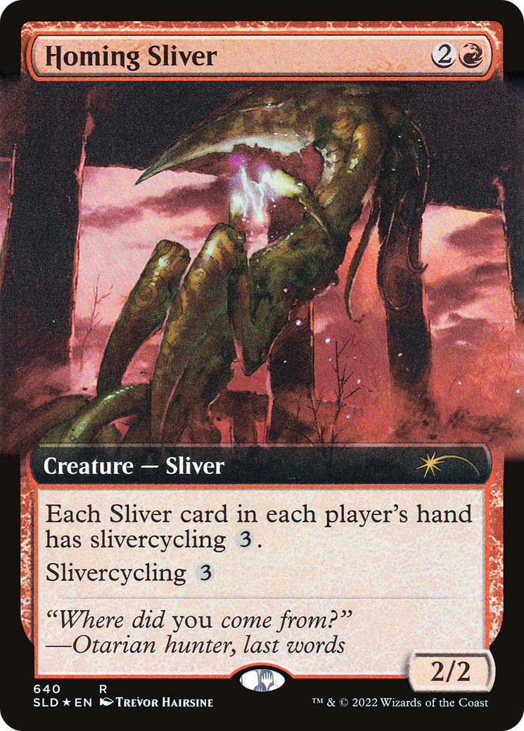 Homing Sliver (SLD-640) - Secret Lair Drop: (Extended Art) Foil - Premium MTG Single from Wizards of the Coast - Just $2.02! Shop now at Game Crave Tournament Store