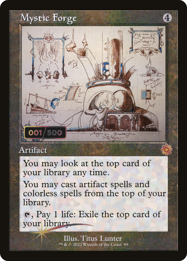 Mystic Forge (BRR-99Z) - The Brothers' War Retro Artifacts Foil - Premium MTG Single from Wizards of the Coast - Just $77.99! Shop now at Game Crave Tournament Store