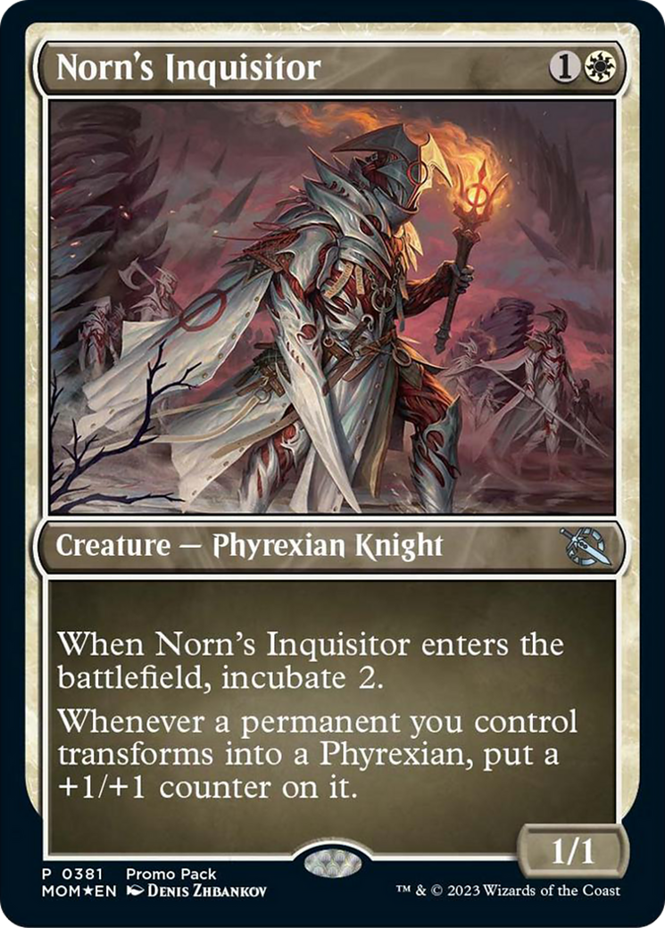 Norn's Inquisitor (MOM-381) - March of the Machine Foil - Premium MTG Single from Wizards of the Coast - Just $0.08! Shop now at Game Crave Tournament Store