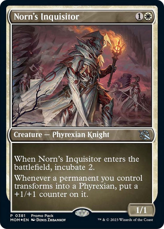 Norn's Inquisitor (MOM-381) - March of the Machine Foil - Premium MTG Single from Wizards of the Coast - Just $0.08! Shop now at Game Crave Tournament Store