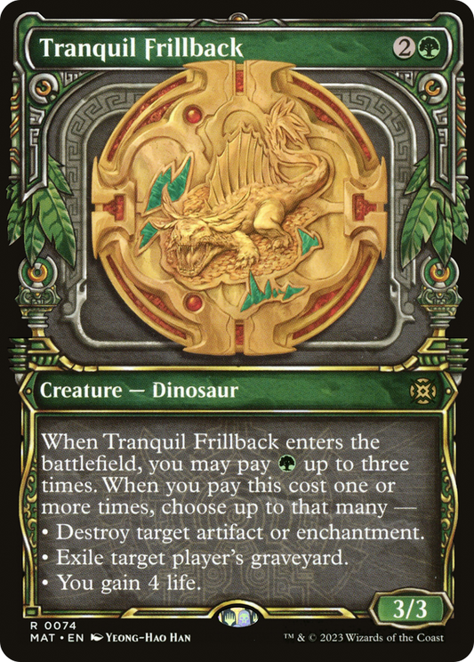 Tranquil Frillback (MAT-074) - March of the Machine: The Aftermath: (Showcase) - Premium MTG Single from Wizards of the Coast - Just $1.22! Shop now at Game Crave Tournament Store