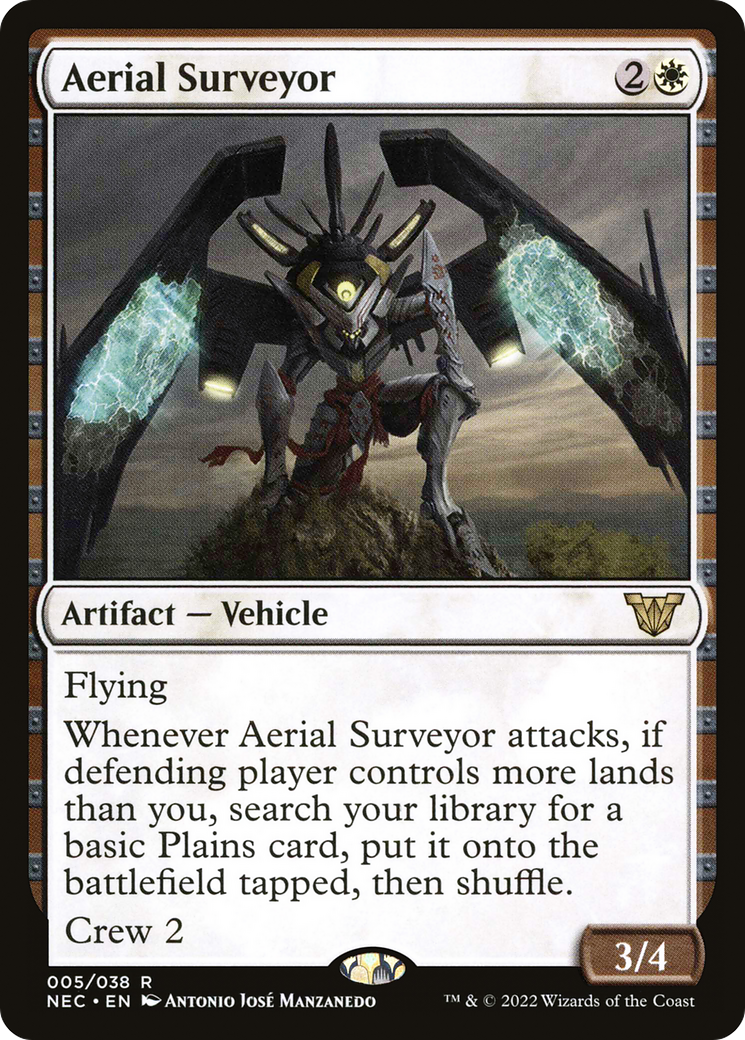 Aerial Surveyor (NEC-005) - Neon Dynasty Commander - Premium MTG Single from Wizards of the Coast - Just $0.76! Shop now at Game Crave Tournament Store