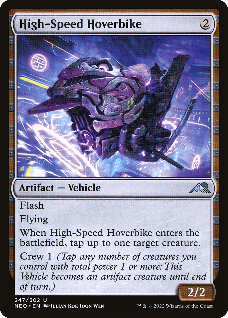 High-Speed Hoverbike (NEO-247) - Kamigawa: Neon Dynasty - Premium MTG Single from Wizards of the Coast - Just $0.08! Shop now at Game Crave Tournament Store