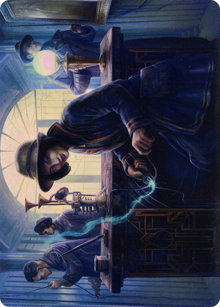 Wiretapping // Wiretapping (ASNC-015) - New Capenna Art Series (Borderless) - Premium MTG Single from Wizards of the Coast - Just $0! Shop now at Game Crave Tournament Store
