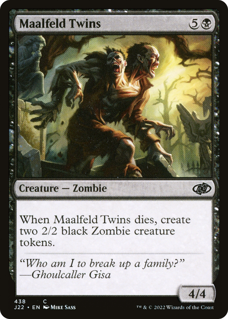 Maalfeld Twins (J22-438) - Jumpstart 2022 - Premium MTG Single from Wizards of the Coast - Just $0.08! Shop now at Game Crave Tournament Store