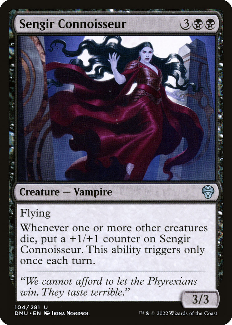 Sengir Connoisseur (DMU-104) - Dominaria United - Premium MTG Single from Wizards of the Coast - Just $0.08! Shop now at Game Crave Tournament Store