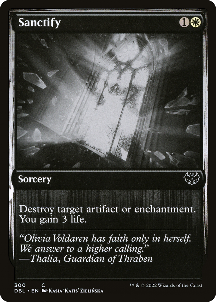 Sanctify (DBL-300) - Innistrad: Double Feature - Premium MTG Single from Wizards of the Coast - Just $0.08! Shop now at Game Crave Tournament Store