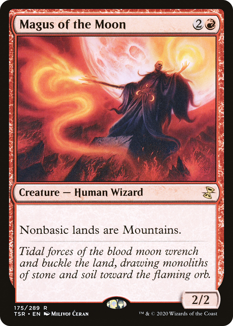 Magus of the Moon (TSR-175) - Time Spiral Remastered - Premium MTG Single from Wizards of the Coast - Just $4.08! Shop now at Game Crave Tournament Store