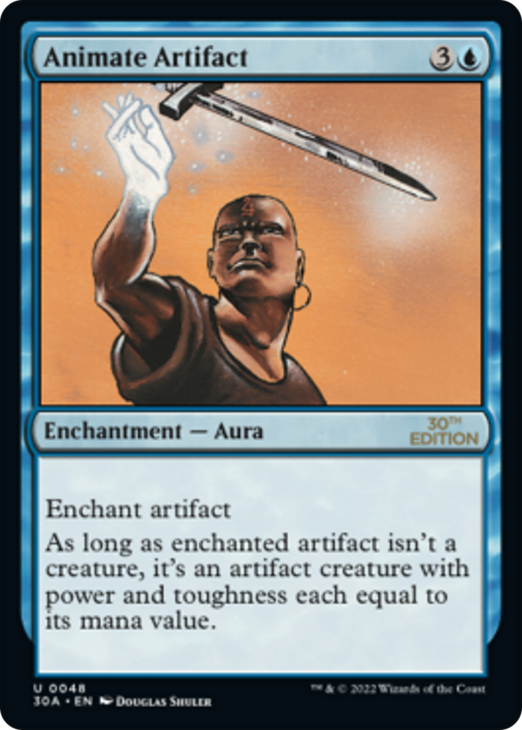 Animate Artifact (30A-048) - 30th Anniversary Edition - Premium MTG Single from Wizards of the Coast - Just $1.01! Shop now at Game Crave Tournament Store