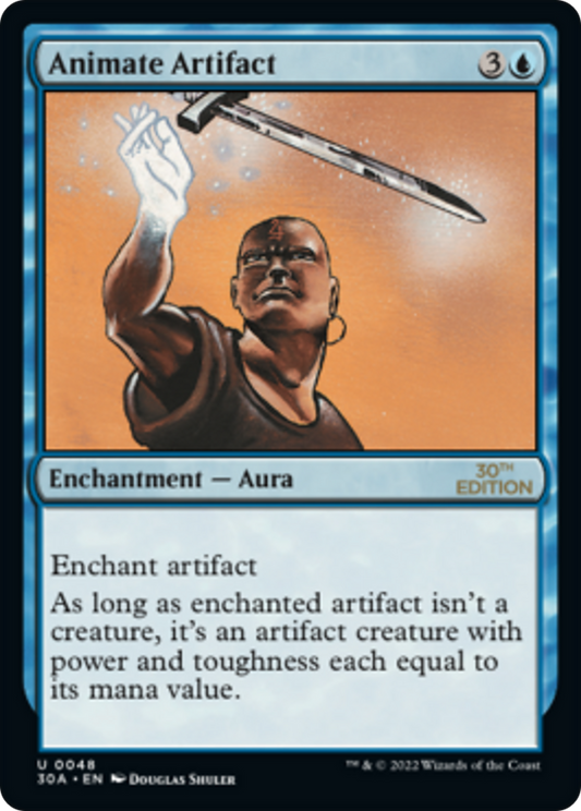 Animate Artifact (30A-048) - 30th Anniversary Edition - Premium MTG Single from Wizards of the Coast - Just $1.01! Shop now at Game Crave Tournament Store