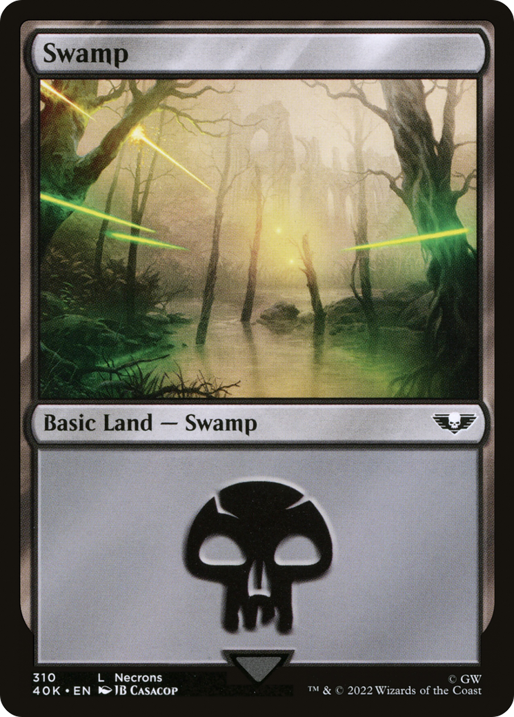 Swamp (40K-310) - Warhammer 40,000 Commander - Premium MTG Single from Wizards of the Coast - Just $0.25! Shop now at Game Crave Tournament Store