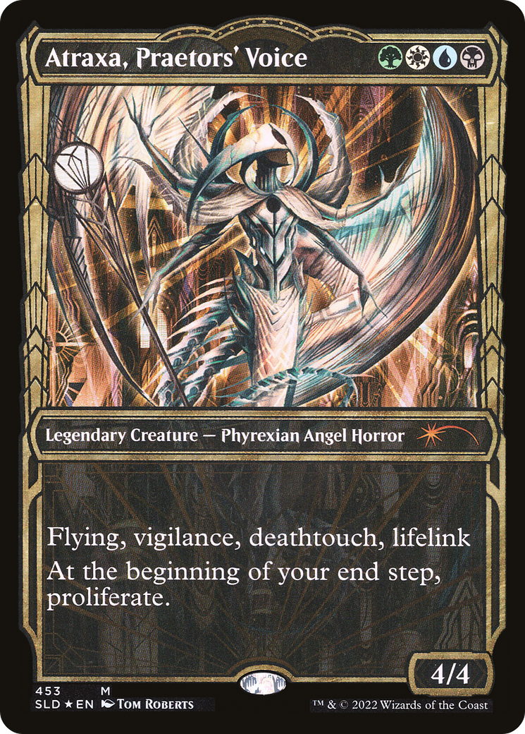 Atraxa, Praetors' Voice (SLD-453) - Secret Lair Drop: (Showcase) Foil - Premium MTG Single from Wizards of the Coast - Just $8.48! Shop now at Game Crave Tournament Store