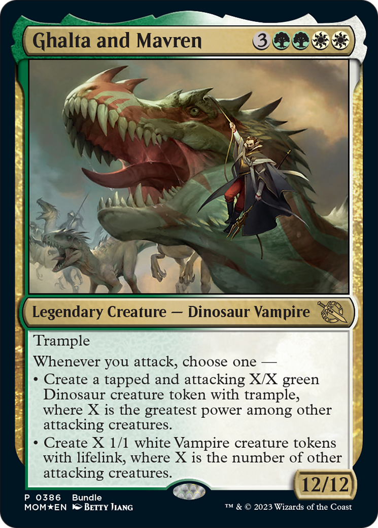 Ghalta and Mavren (MOM-386) - March of the Machine Foil - Premium MTG Single from Wizards of the Coast - Just $0.26! Shop now at Game Crave Tournament Store