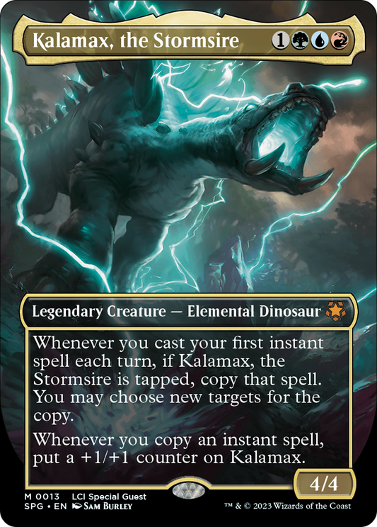 Kalamax, the Stormsire (SPG-013) - Special Guests (Borderless) - Premium MTG Single from Wizards of the Coast - Just $0.60! Shop now at Game Crave Tournament Store