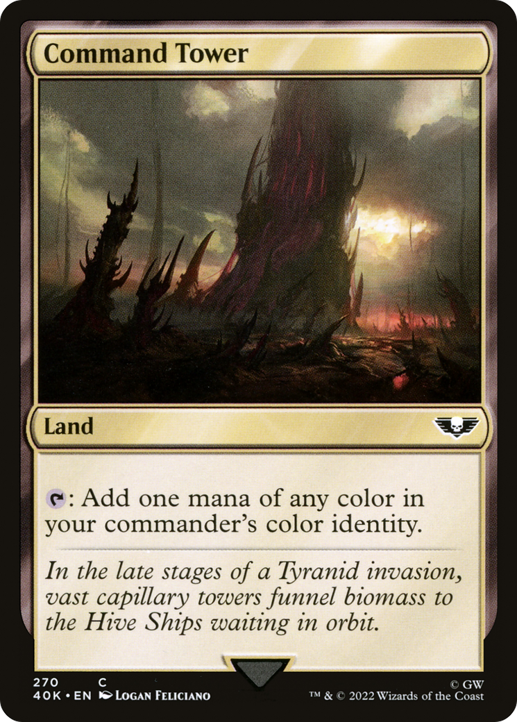 Command Tower (40K-270) - Warhammer 40,000 Commander - Premium MTG Single from Wizards of the Coast - Just $0.33! Shop now at Game Crave Tournament Store