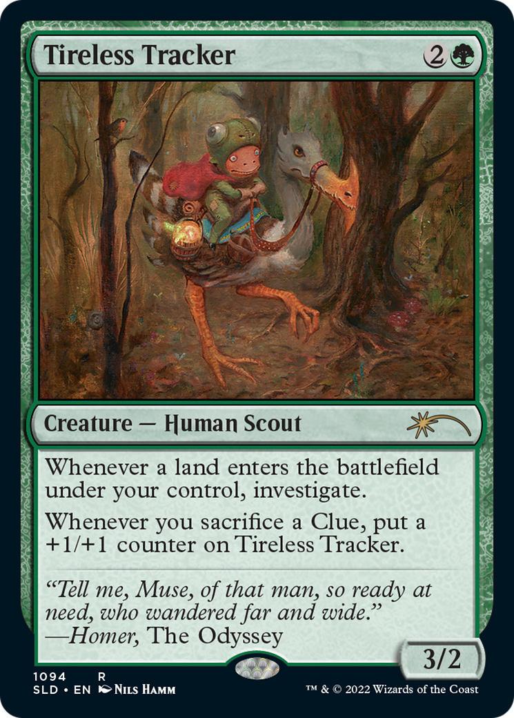 Tireless Tracker (SLD-1094) - Secret Lair Drop - Premium MTG Single from Wizards of the Coast - Just $0.72! Shop now at Game Crave Tournament Store