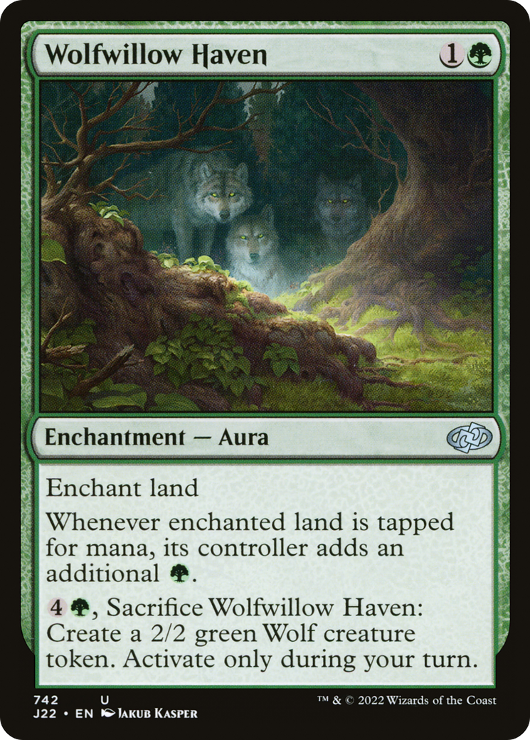 Wolfwillow Haven (J22-742) - Jumpstart 2022 - Premium MTG Single from Wizards of the Coast - Just $0.08! Shop now at Game Crave Tournament Store