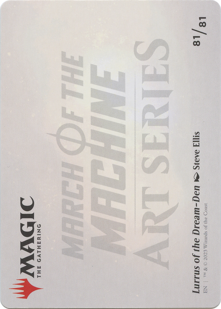 Lurrus of the Dream-Den // Lurrus of the Dream-Den (AMOM-081) - March of the Machine Art Series (Borderless) Foil - Premium MTG Single from Wizards of the Coast - Just $0! Shop now at Game Crave Tournament Store