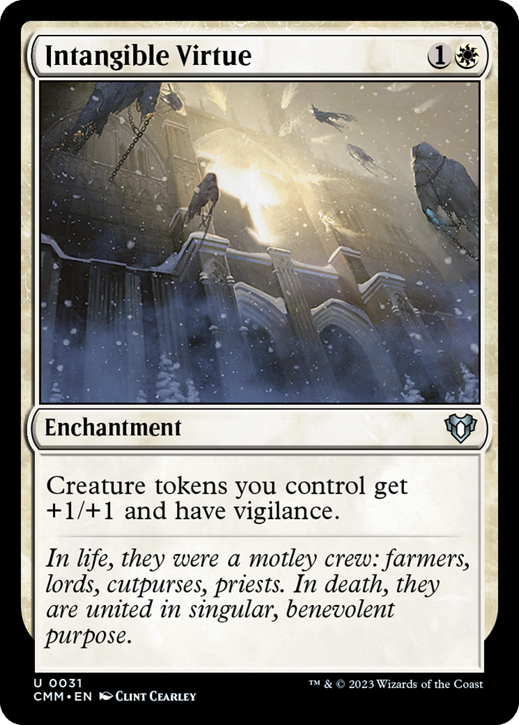 Intangible Virtue (CMM-031) - Commander Masters - Premium MTG Single from Wizards of the Coast - Just $0.08! Shop now at Game Crave Tournament Store