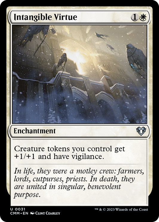 Intangible Virtue (CMM-031) - Commander Masters - Premium MTG Single from Wizards of the Coast - Just $0.08! Shop now at Game Crave Tournament Store