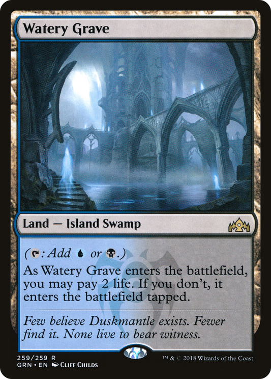 Watery Grave (GRN-259) - Guilds of Ravnica - Premium MTG Single from Wizards of the Coast - Just $10.02! Shop now at Game Crave Tournament Store