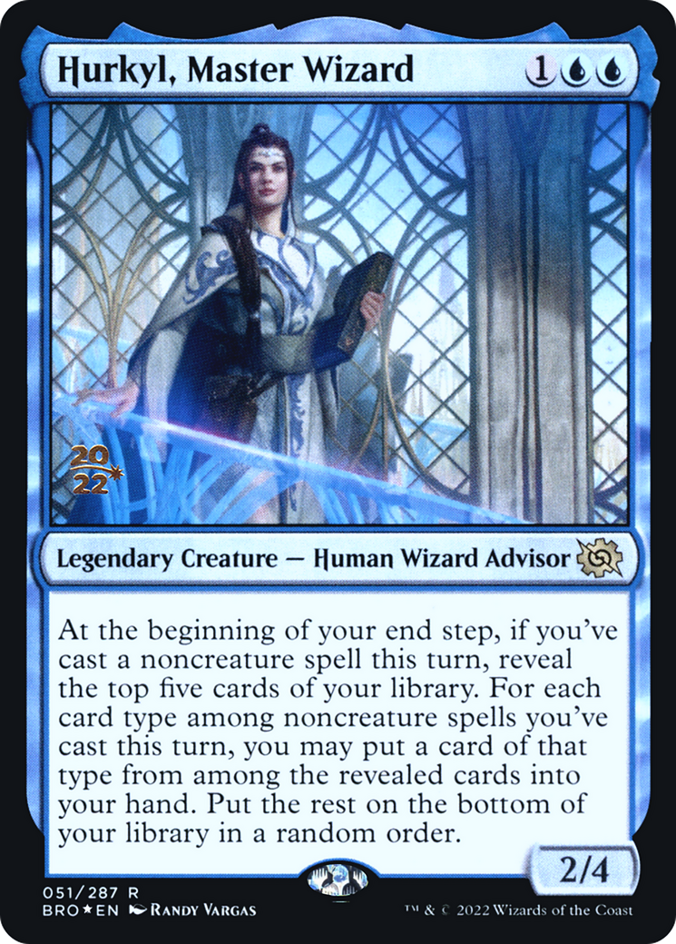 Hurkyl, Master Wizard (PBRO-51S) - The Brothers' War Promos Foil - Premium MTG Single from Wizards of the Coast - Just $0.71! Shop now at Game Crave Tournament Store