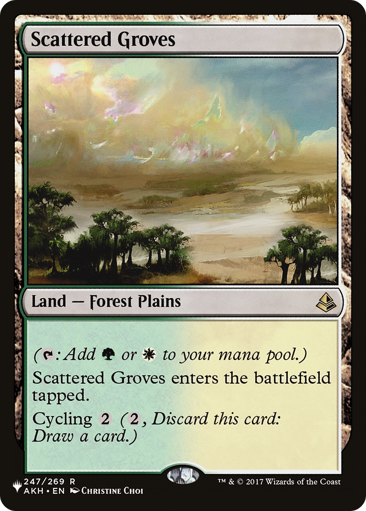Scattered Groves (PCTB-082) - From Cute to Brute - Premium MTG Single from Wizards of the Coast - Just $0.13! Shop now at Game Crave Tournament Store