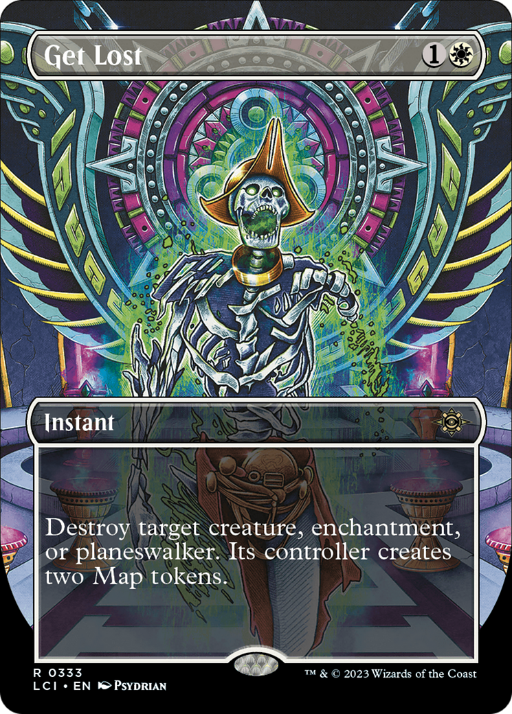 Get Lost (LCI-333) - The Lost Caverns of Ixalan (Borderless) - Premium MTG Single from Wizards of the Coast - Just $2.87! Shop now at Game Crave Tournament Store