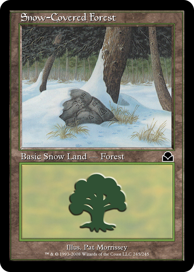 Snow-Covered Forest (ME2-245) - Masters Edition II Foil - Premium MTG Single from Wizards of the Coast - Just $0! Shop now at Game Crave Tournament Store
