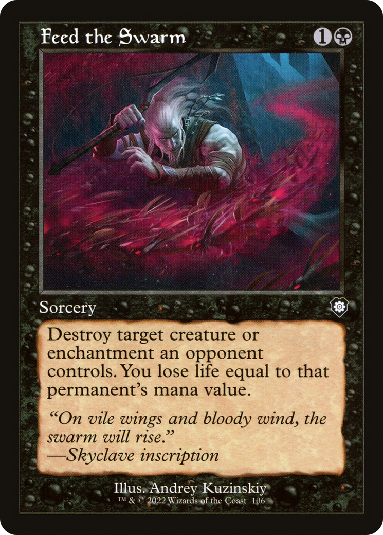 Feed the Swarm (BRC-106) - The Brothers' War Commander - Premium MTG Single from Wizards of the Coast - Just $0.28! Shop now at Game Crave Tournament Store