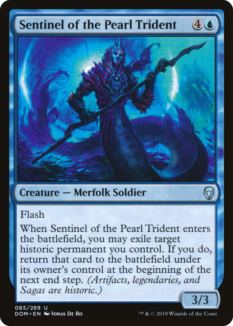 Sentinel of the Pearl Trident (DOM-065) - Dominaria - Premium MTG Single from Wizards of the Coast - Just $0.08! Shop now at Game Crave Tournament Store