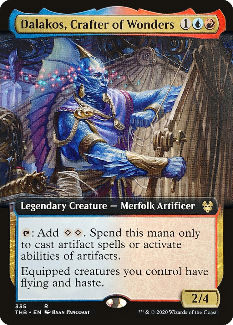 Dalakos, Crafter of Wonders (THB-335) - Theros Beyond Death: (Extended Art) Foil - Premium MTG Single from Wizards of the Coast - Just $3.10! Shop now at Game Crave Tournament Store