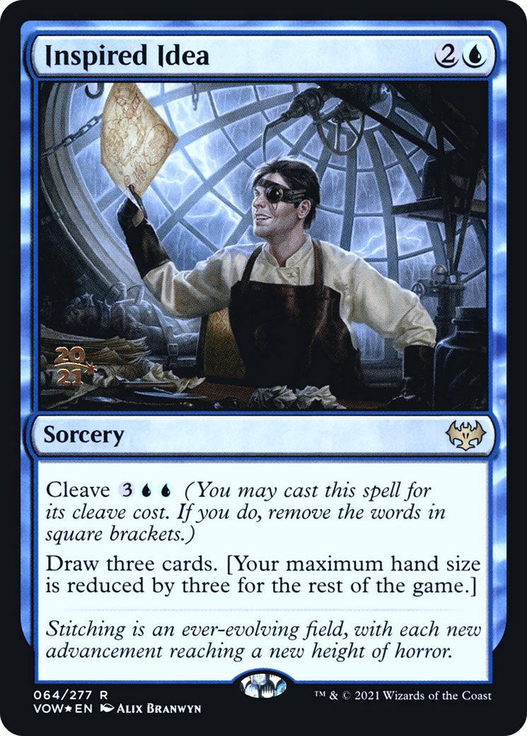 Inspired Idea (PVOW-64S) - Innistrad: Crimson Vow Promos Foil - Premium MTG Single from Wizards of the Coast - Just $0.08! Shop now at Game Crave Tournament Store
